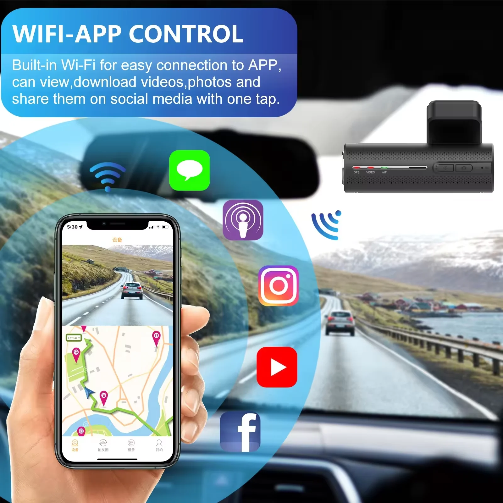 New amazon best dashcam sony 4k dashcam hidden wireless dash cam sale wifi dash cams 12v car dvr dash cam wifi