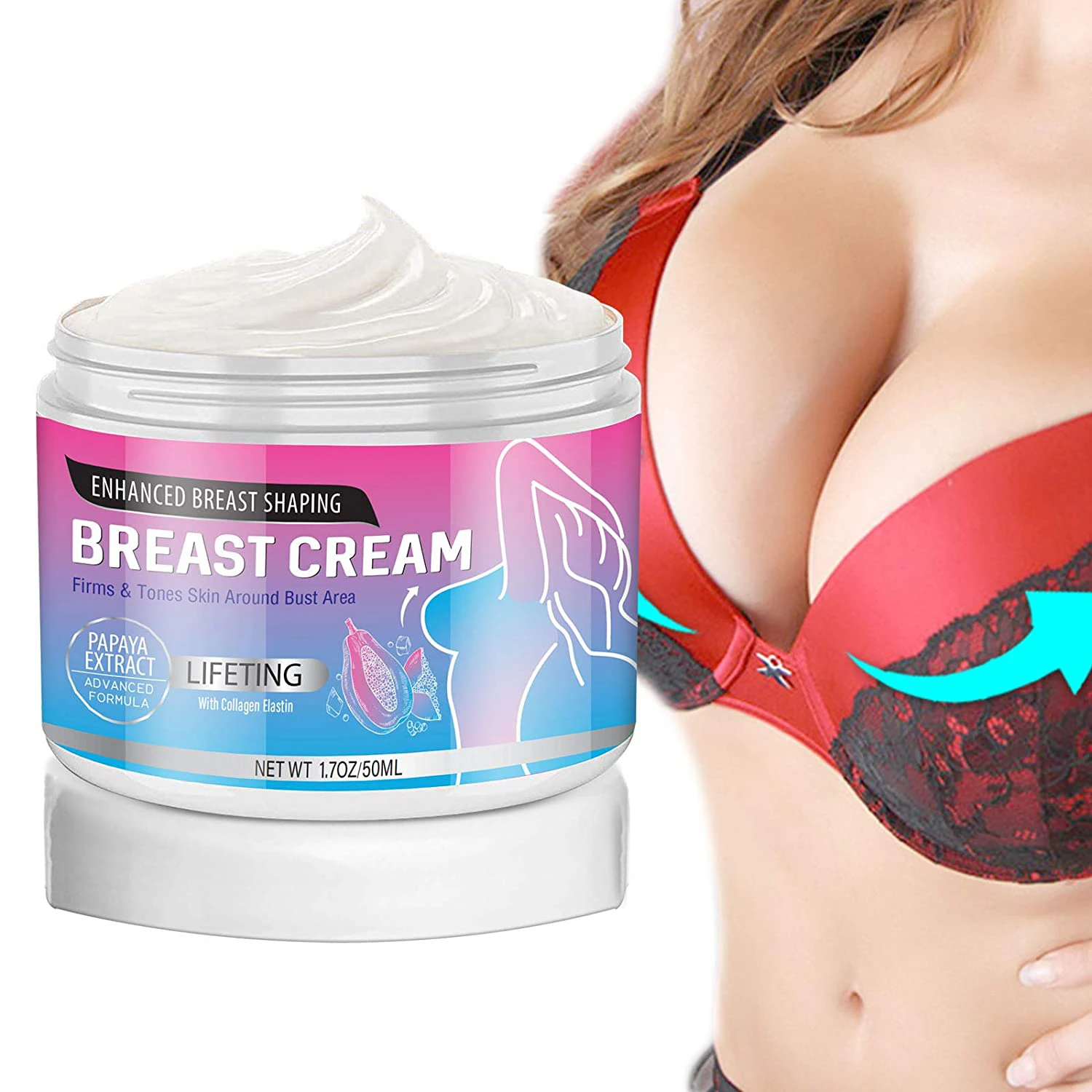 2021 Best Big Boobs Cream Natural Organic Breast Enhancer Naturaful Firming Lifting