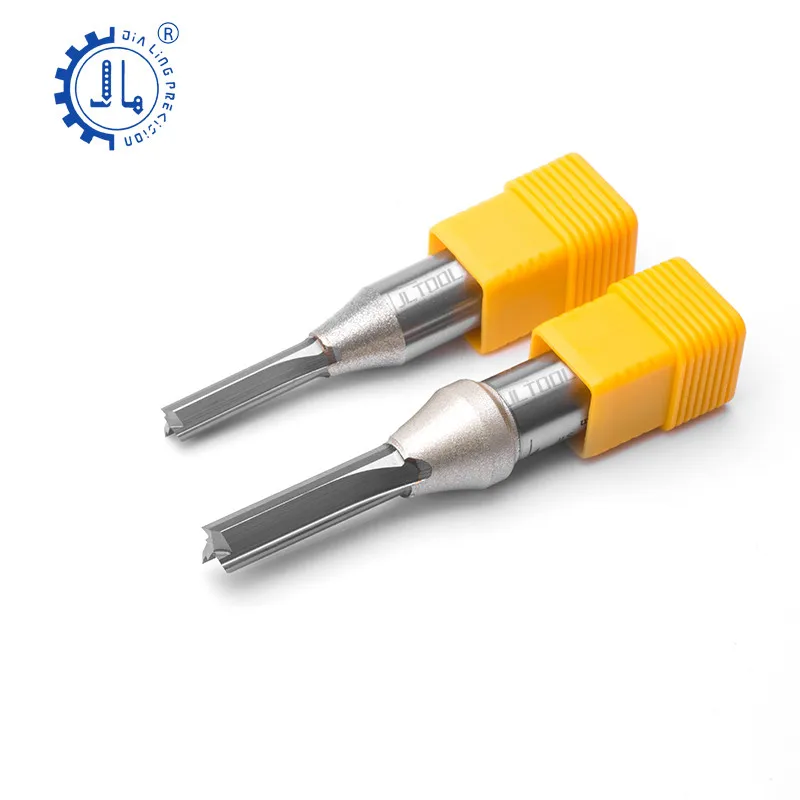 TCT straight cnc spiral 3 flute plunge cnc router bits straight bits with 3 flutes end wood mill cutter 1/2 carbide tool bit
