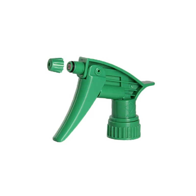 Green Chemical resistant Trigger sprayer for car care cleaning
