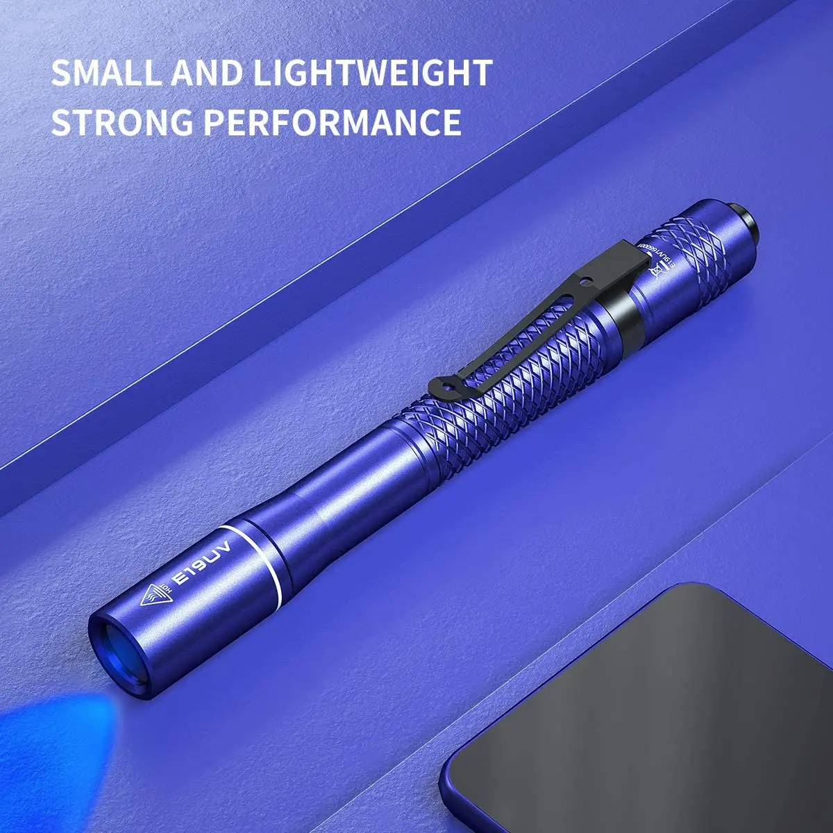 WUBEN E19uv 365nm черный свет 365 Blacklight УФ мини ручка IP68 УФ-светодиодный