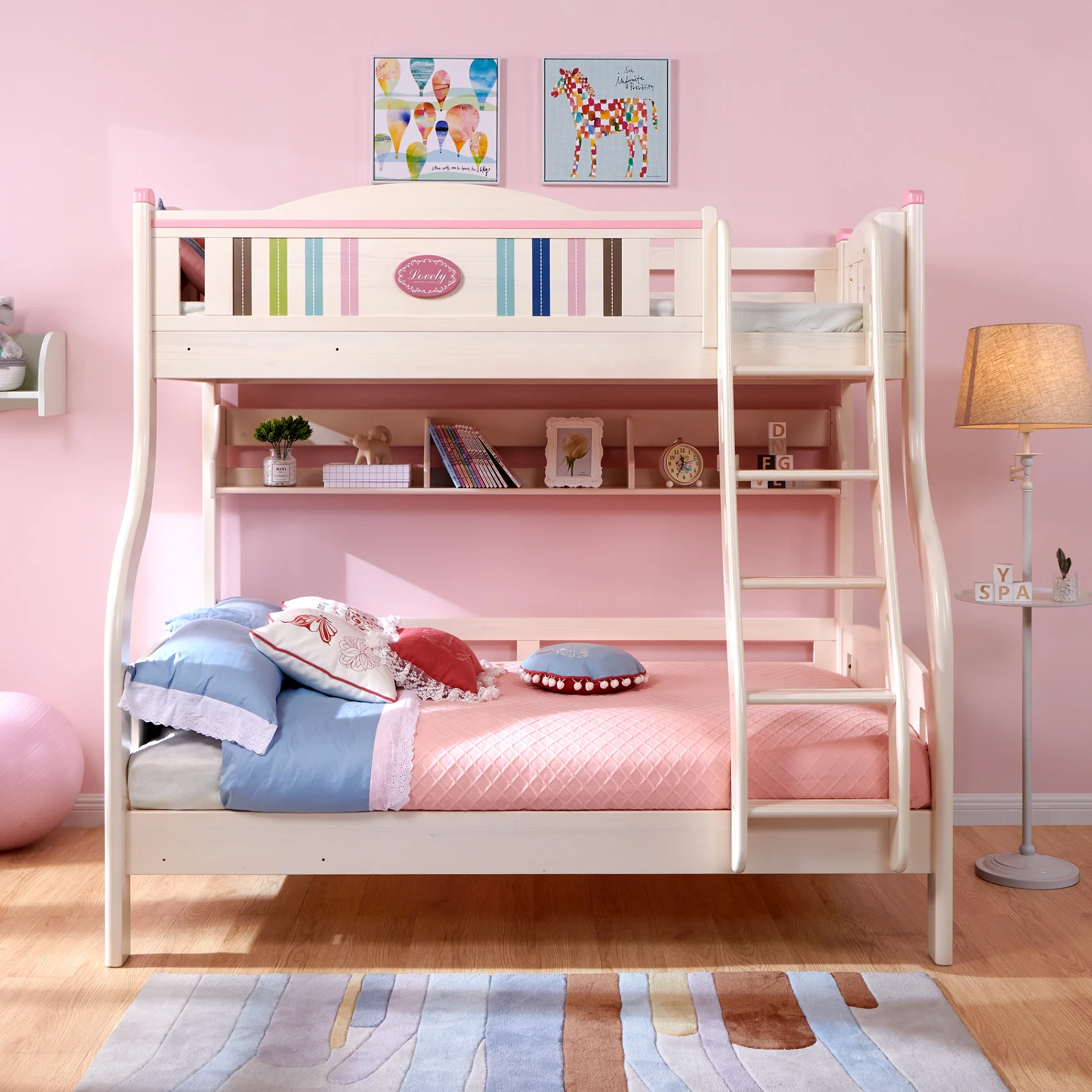 children double bunk bed and hostel bunk bed ever pretty for children and adult-Sampo Kingdom Factory directly sales