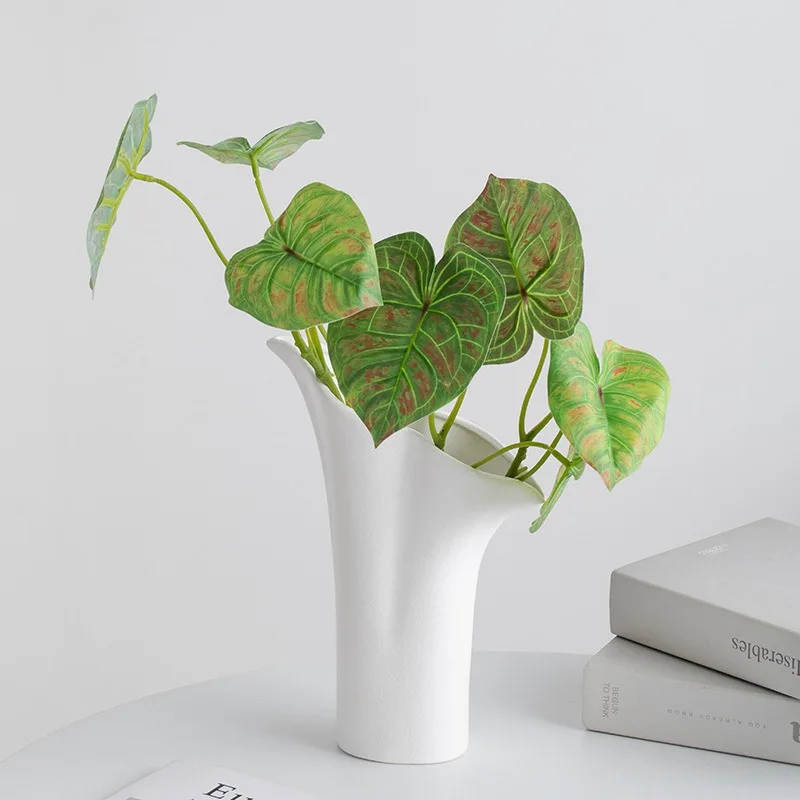 MSH Wedding Decor Tabletop Ceramic Modern Fashionable Hydroponic Flower Vase