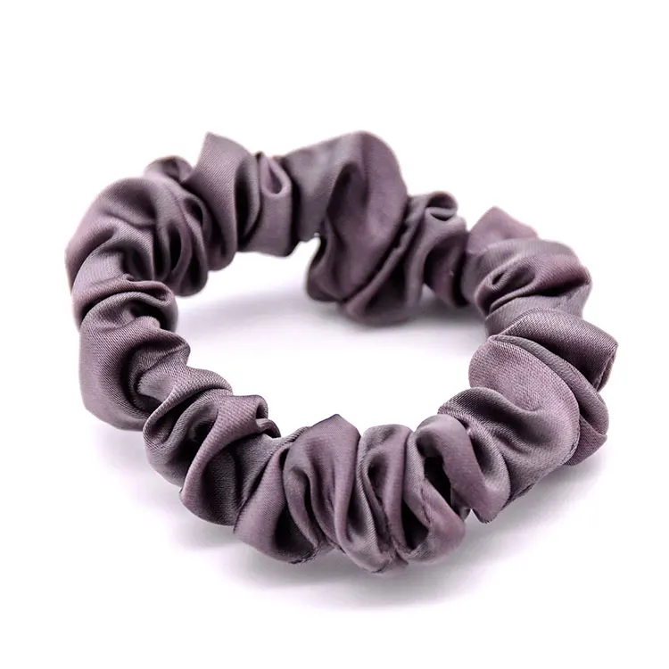 Hair Accessories Elastic polyester Hair Ties Band 15mm polyester Hair Scrunchies  for Women