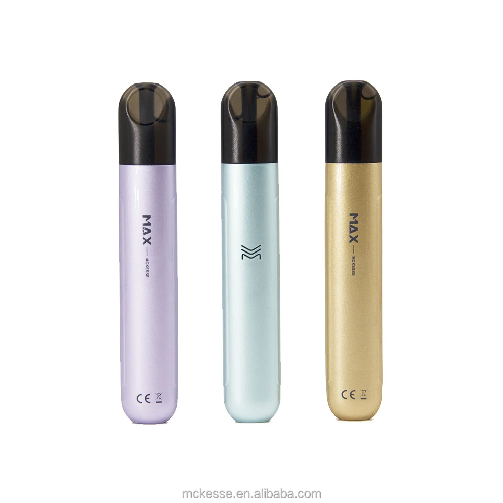 Original Factory With breathing light fashion slim vaper bule vaping pen Start kit the preheat vape system