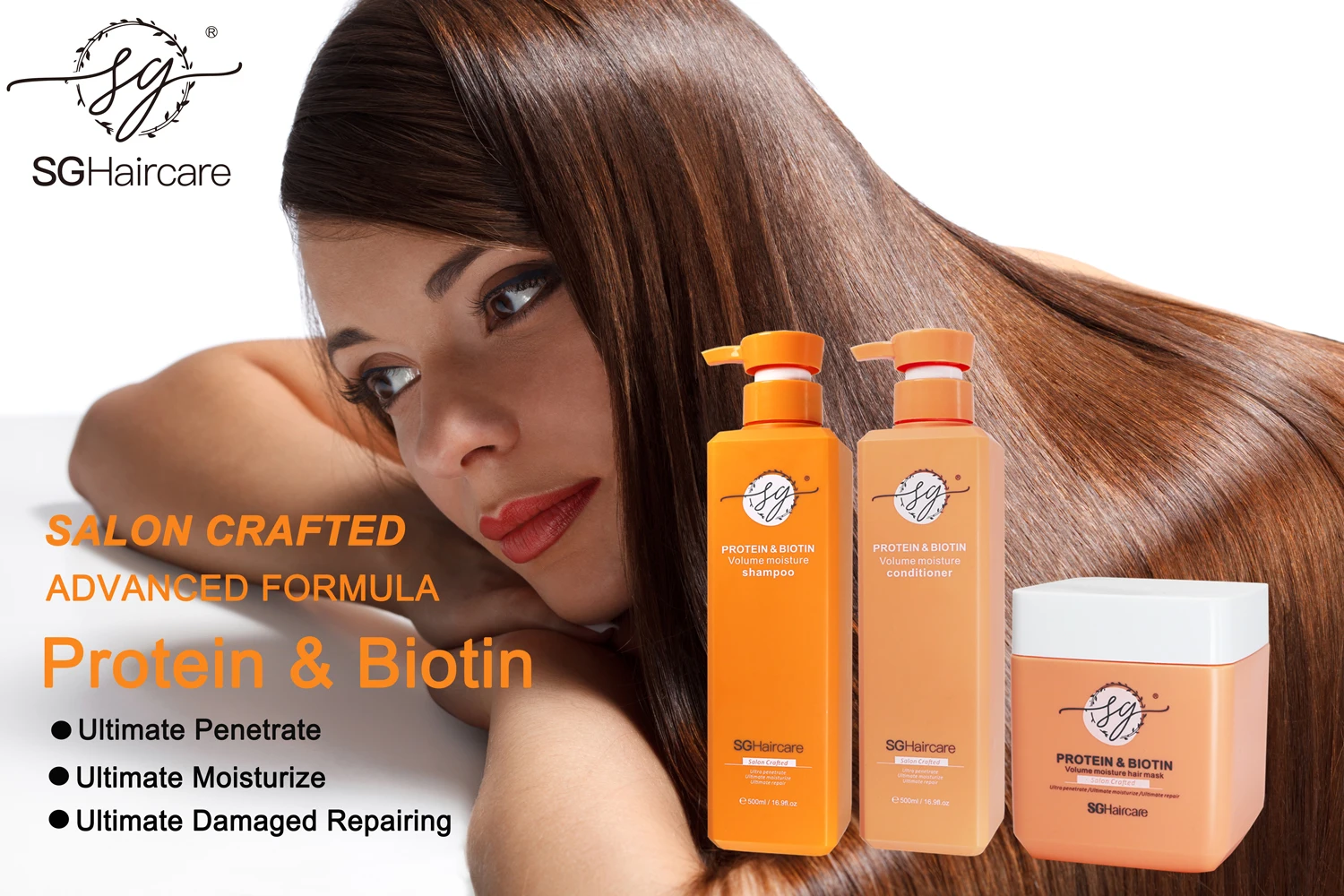 Deep Moisturizing And Nourishing masque kratine collagne cheveux Protein And Biotin Hair Protein Treatment Hair Mask