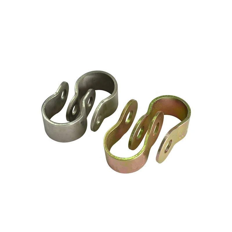 custom made inox stainless steel galvanized steel pipe clamp heavy duty