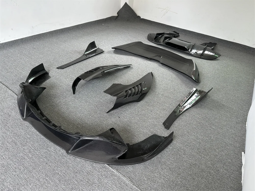 Vors Style Body Kit For Mclaren 720S Bodykit Dry Carbon Fiber Car Front Rear Lip Diffuser Side Fenders