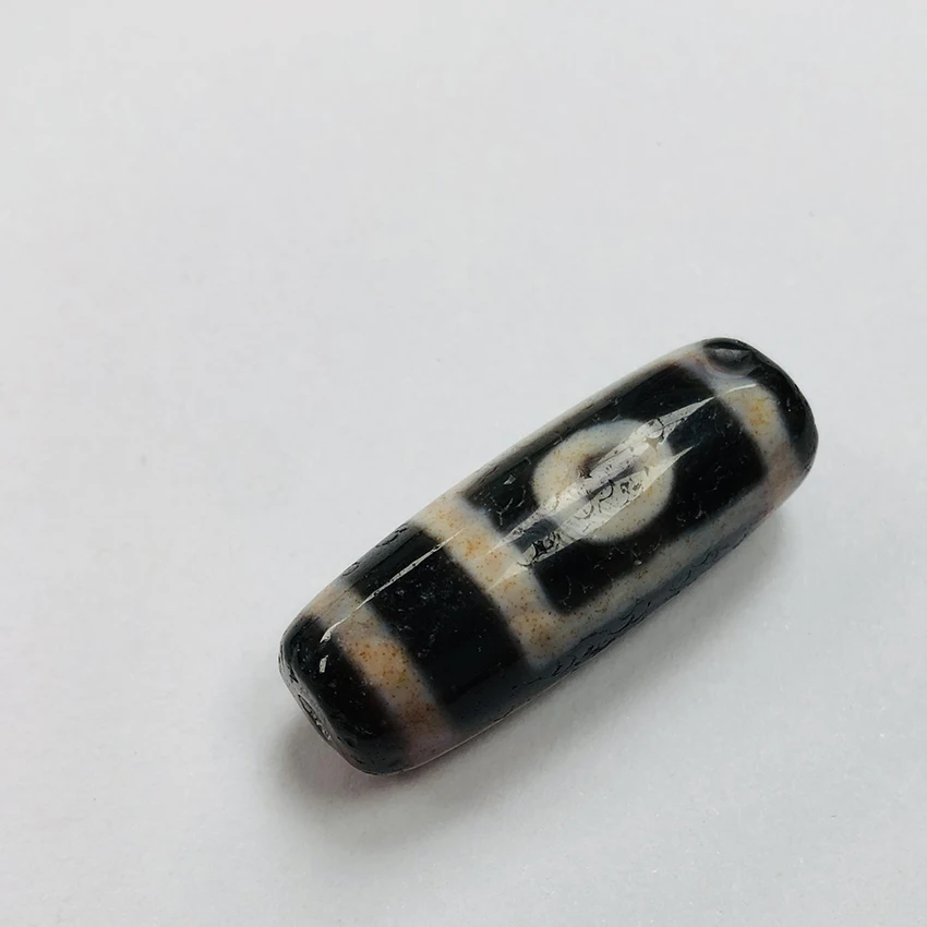 Mini Old Dzi Beads 3 Eyes 2 Eyes Three Eyes Buddhism God and Earth Tibetan Dzi Beads