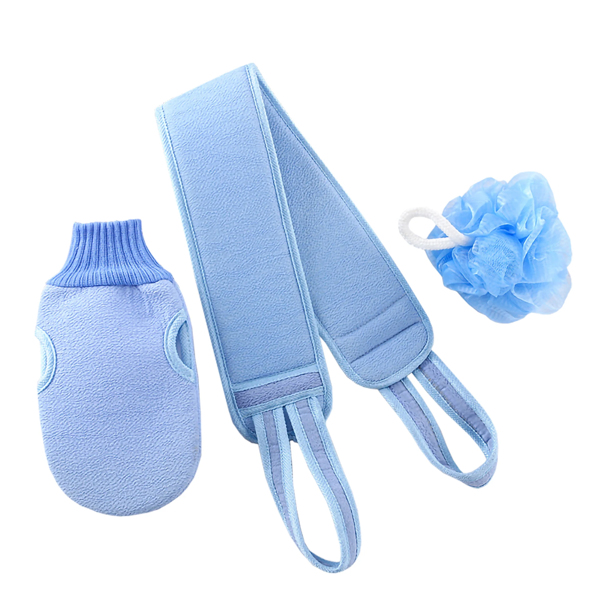 Beauty & Personal Care Spa Kit Bath Set Bath Gift Set Exfoliating Charcoal Bath Back Scrubber Belt Pad Sponge Gloves Mitt