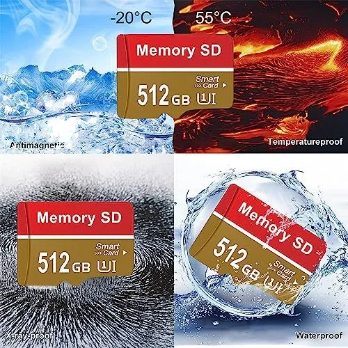 China Cheapest  Original 100% 10 Class A1 Memory Card 128GB to 512GB USB Flash Drive SD/TF Card in 32GB 256GB 16GB 400GB Sizes