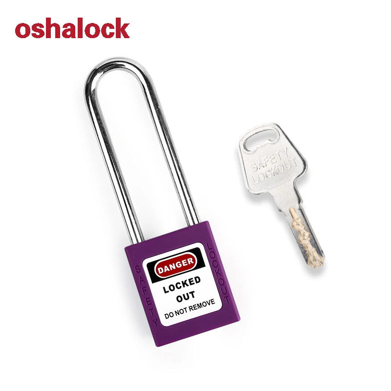 Производитель OEM, безопасный замок с 6 мм закаленной стальной скобой для блокировки промышленного оборудования
