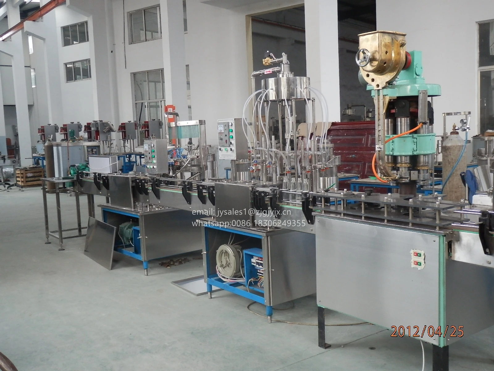 small Ice Tea Beverage Filling Machine, Juice Production Line For glass Bottles