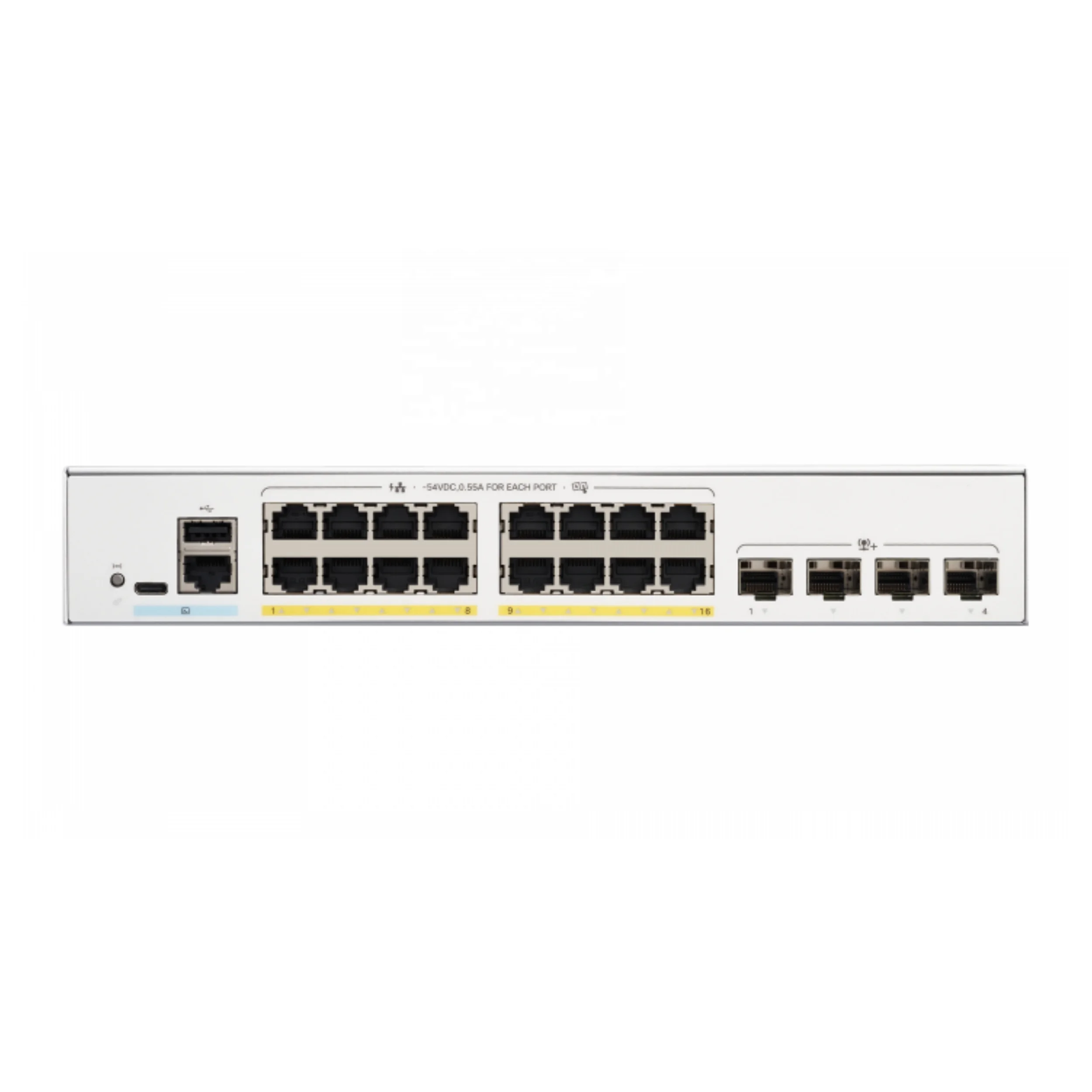 C1300-16P-4X заводской новый герметичный 16-портовый гигабитный Ethernet PoE 4x10GE SFP управляемый переключатель