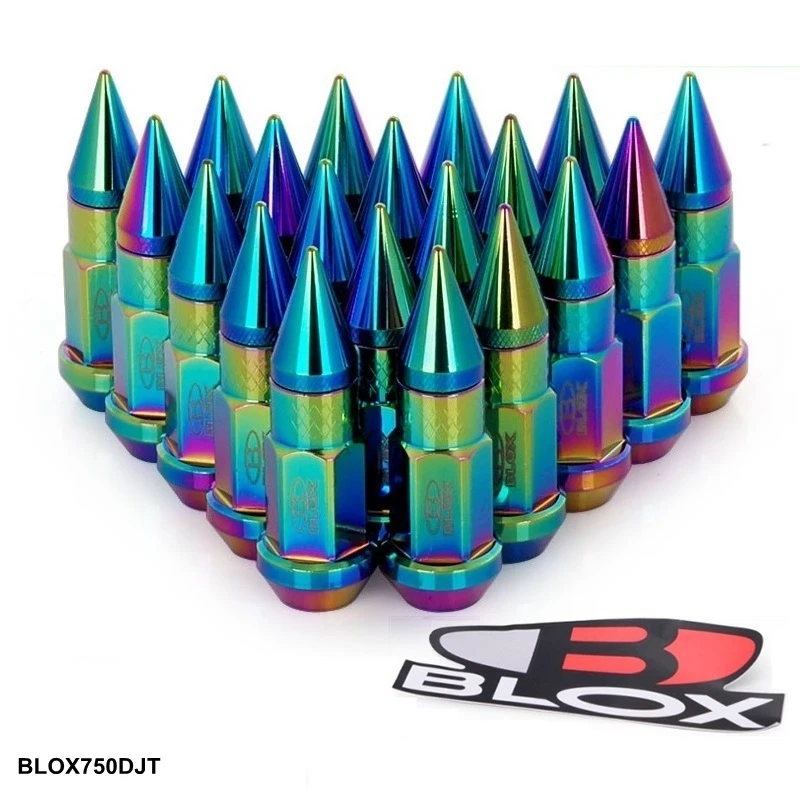 Гоночные Алюминиевые гайки с шипами m12x1, 5 JDM, 50 мм, m2, 1,25 BLOX750DJT-7C