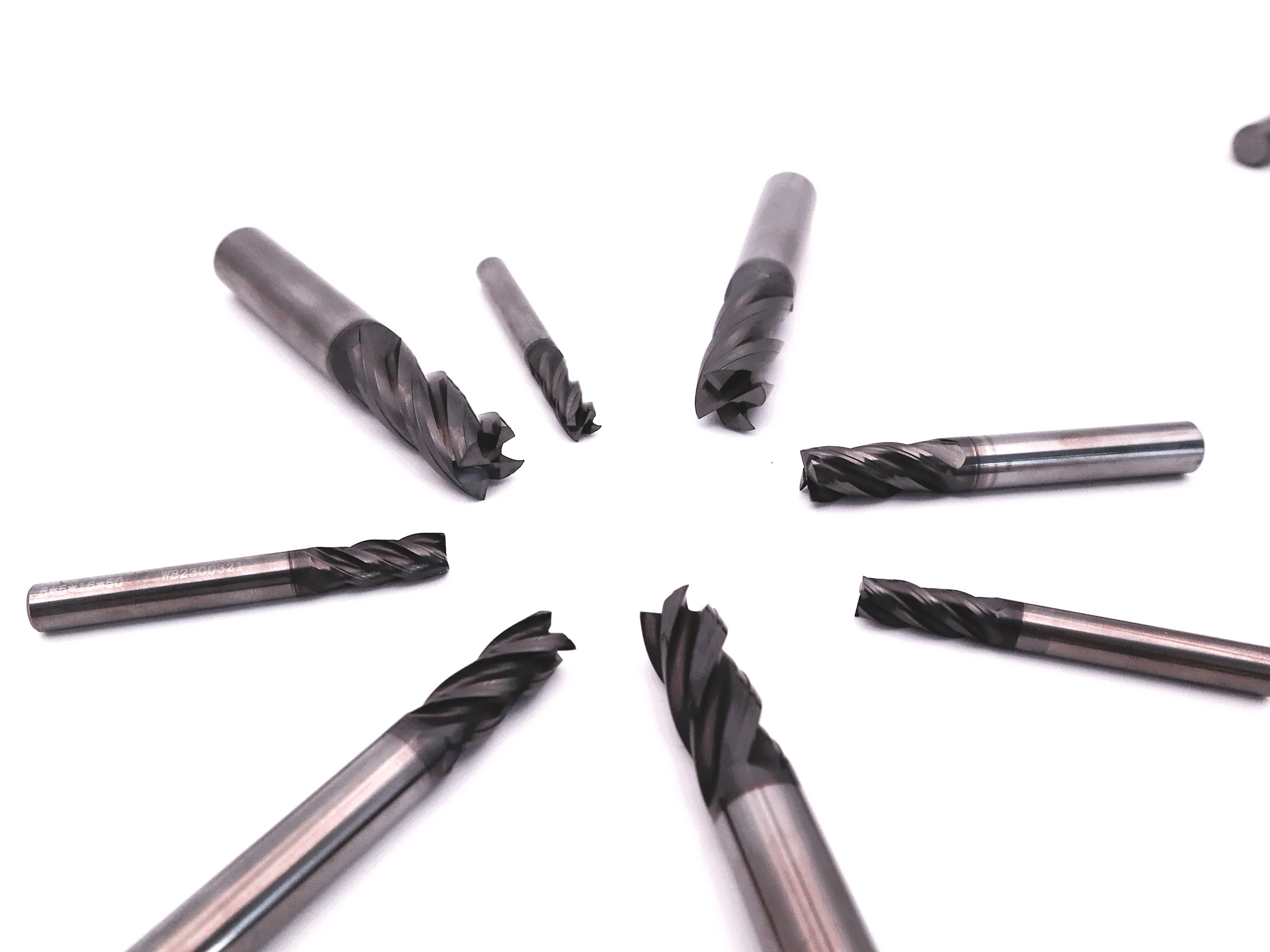 wholesale cheap lathe machine tungsten endmill solid carbide end mills thread cnc carbide milling cutter