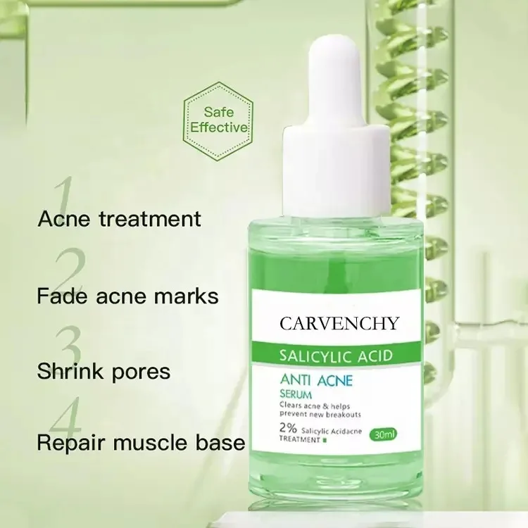 Acne Breaking Serum Anti Acne Salicylic Acid Acne Scar Removal Treatment Skin Care Face Serum