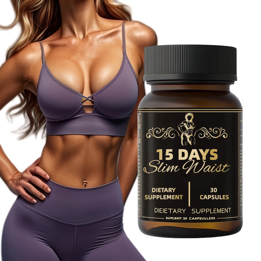 Adult 15-Day Flat Tummy Detox Slimming Capsules Plums A.C.V Gummy & Healthy Capsules Dried Plum Detox Slimming and Cleansing