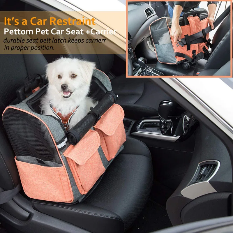 Dog Cat Luggage With Wheel Pet Travel Carry Bag Pet Rolling Carrier Backpack