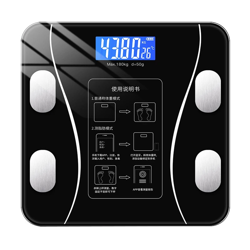
Smart Digital Fat Weight Scale That Works with Smartphone App 