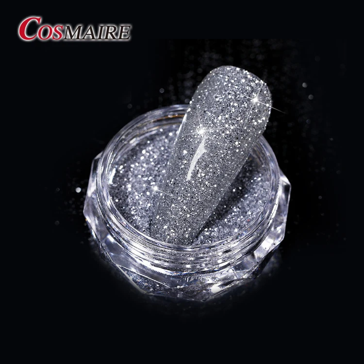 Crystal Powder Nail Glitter Sequin Reflective Glass Flash Effect Powder