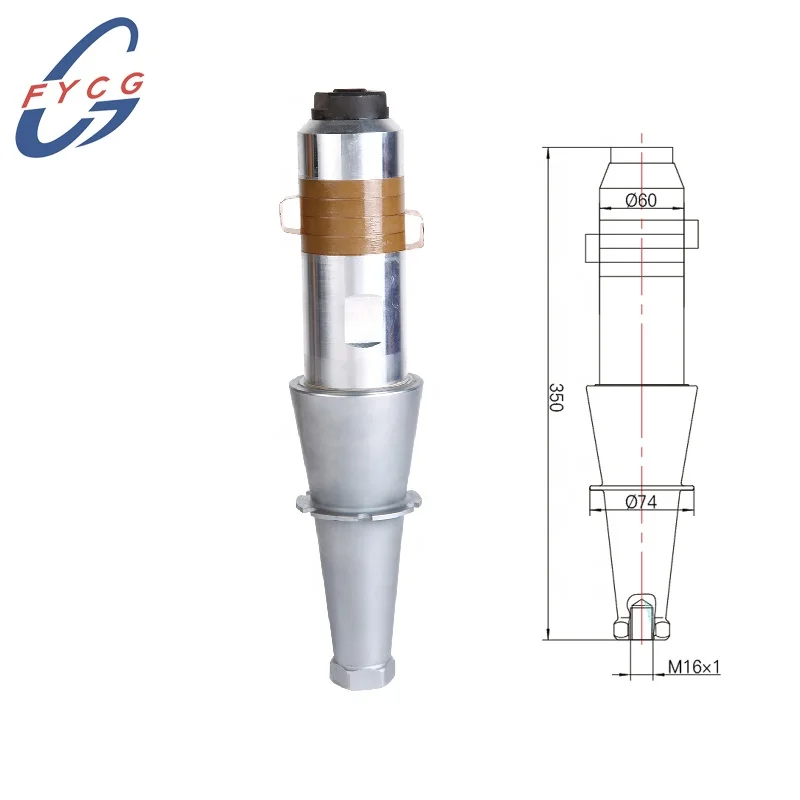 1500 Вт 15 кГц высокомощный Ультразвуковой Сварочный преобразователь с усилителем для пластикового сварочного