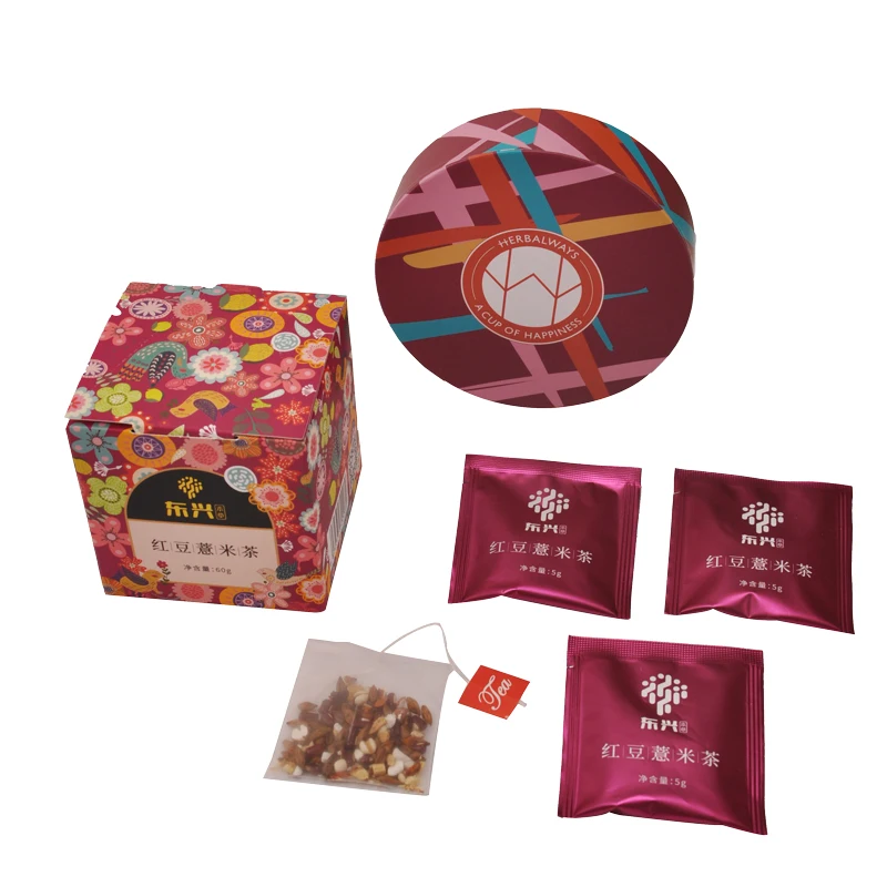 
OEM Customized label 100%natural health herbal detox scented tea red beans barley tea 
