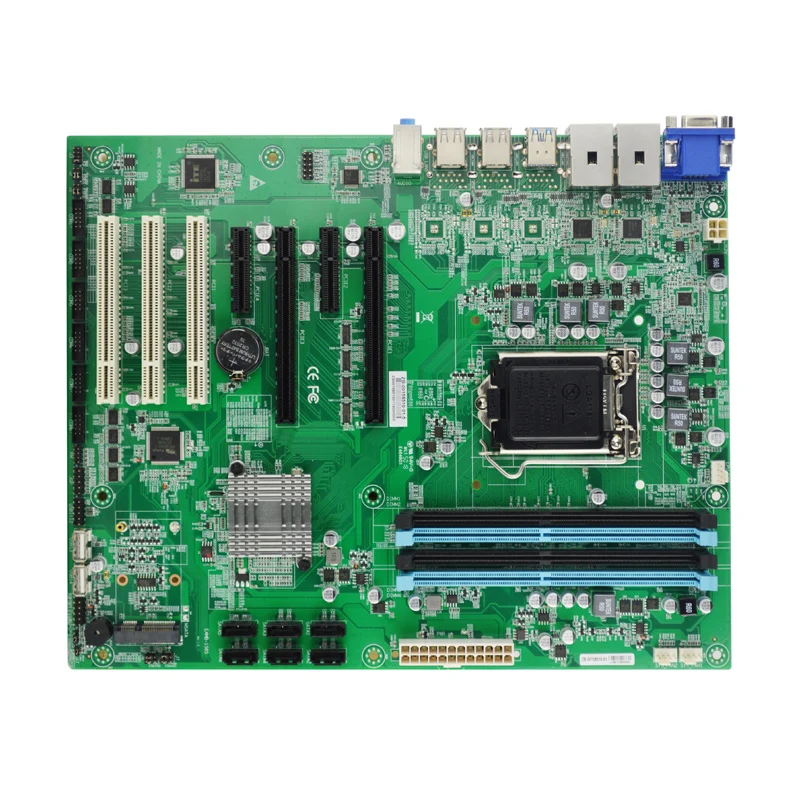 EAMB-1585 2 * LAN C236 чипсет Промышленная материнская плата ddr4 LGA1151 6/7Gen i3/i5/i7 6 SATA 4 PCIE 3 PCI 14 USB MINI-PCIE