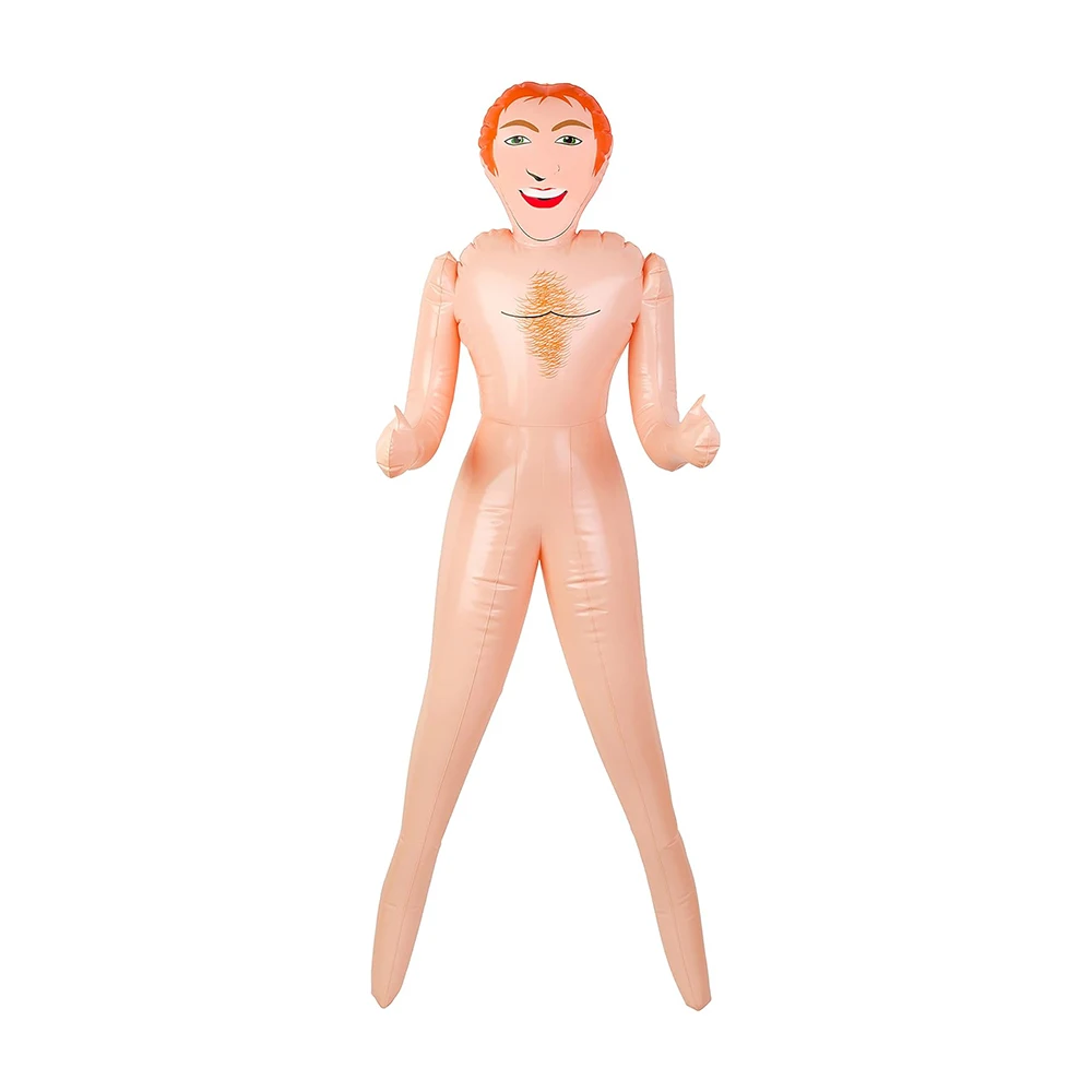 Hot Selling New PVC Inflatable Simulator 150cm Male Doll for Bachelorette Party Photography Photography Props Wedding Fun Spoof