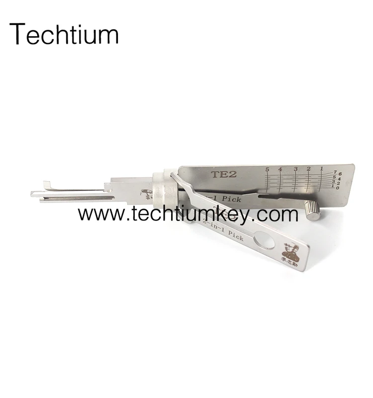 Оригинальный декодер Lishi TE2 2 в 1 для блокировки дома