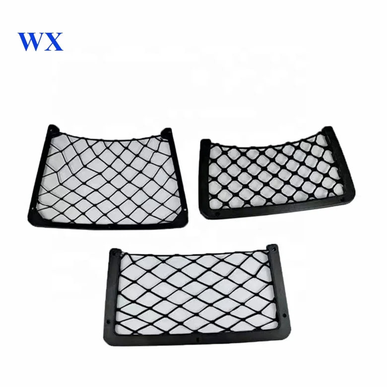 Black Nylon Plastic Bus Seat Net Pocket For Golden Dragon/Zhongtong/Foton