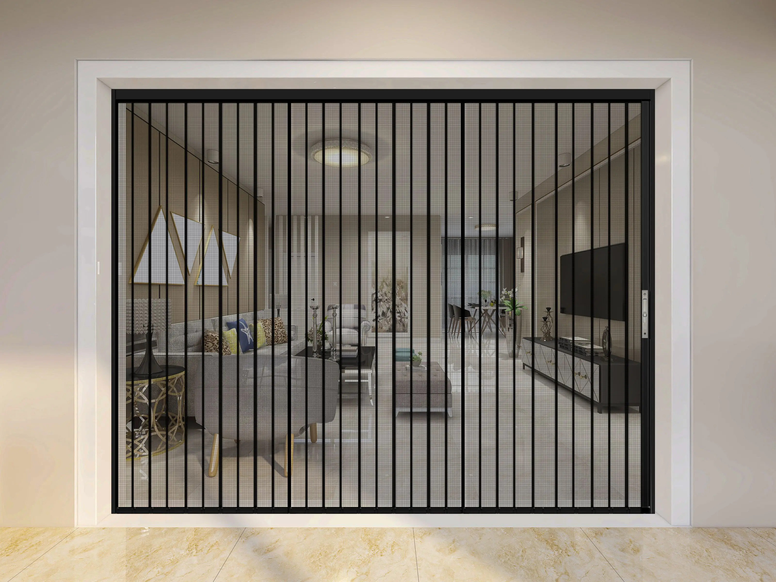 Factory Roller Blind Retractable Screen Window Fiberglass Screen Roller Blind Mosquito Screen Door