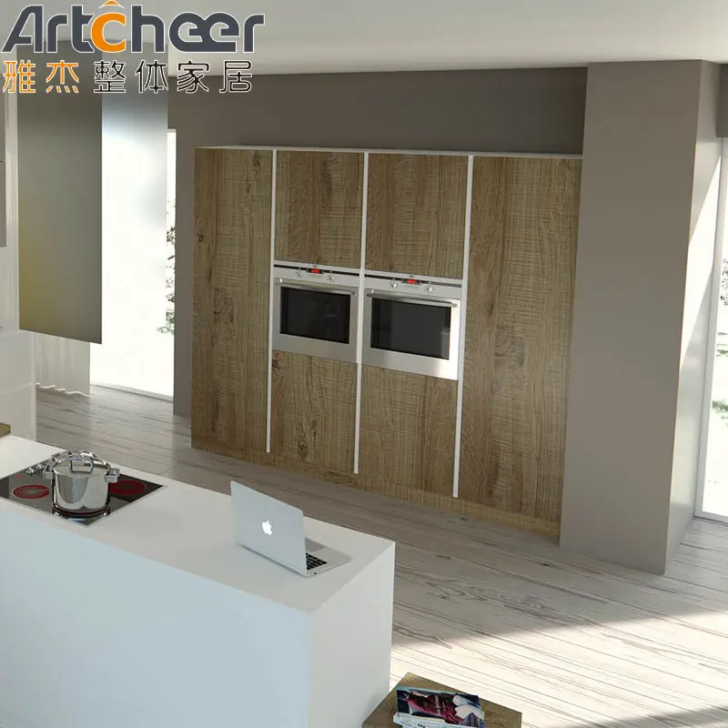 Home furniture Modern Kitchen Furniture Italian Designs Samples Luxury glossy board Modular Unit Made In China Kitchen Cabinet