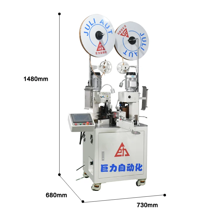 High quality fully  automatic double ends electrical connector wire cut strip crimping machine molex terminal crimping machine