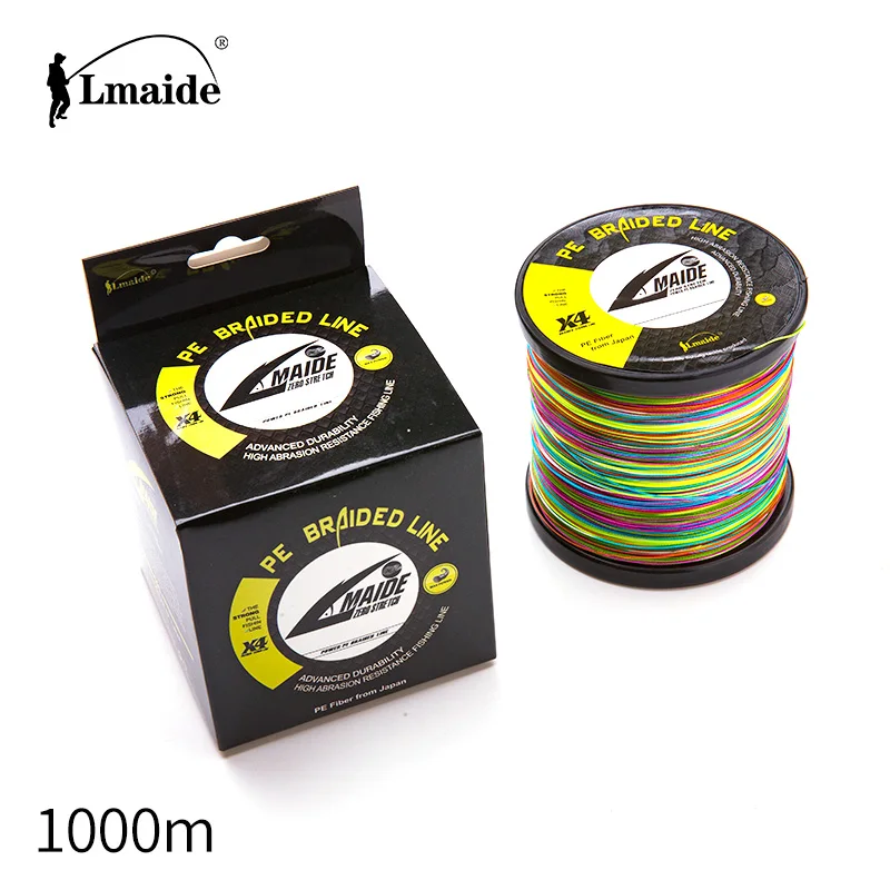 
1000m PE Braided Fishing Line Sea Fishing Multicolor Braid Lines 