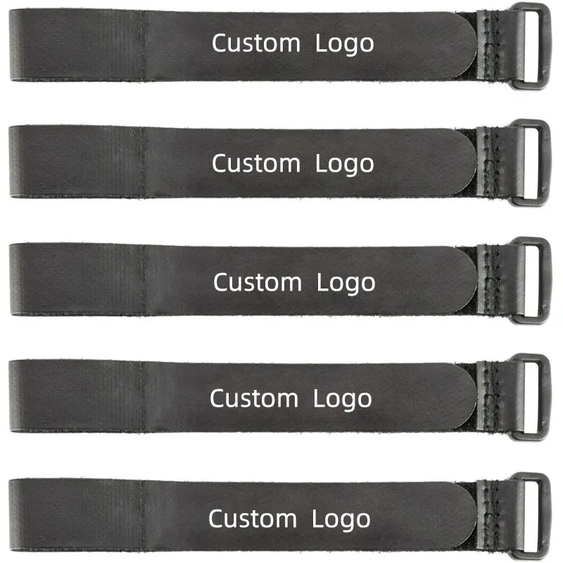 Custom Logo Hook And Loop Non Slip Adjustable Buckle Strap Car Carry Battery Strap