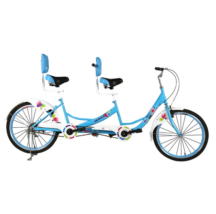 Sightseeing tourist recreational vehicles adult 3 person 24 26 inch beach cruiser tandem bike for sale