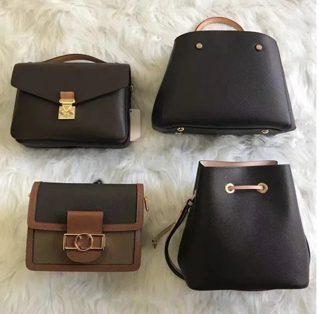 5A Original Luxury Handbags Famous Brands For Women Fashion Leather Totes Hand Bags Top Mirror Quality Designer Handbags