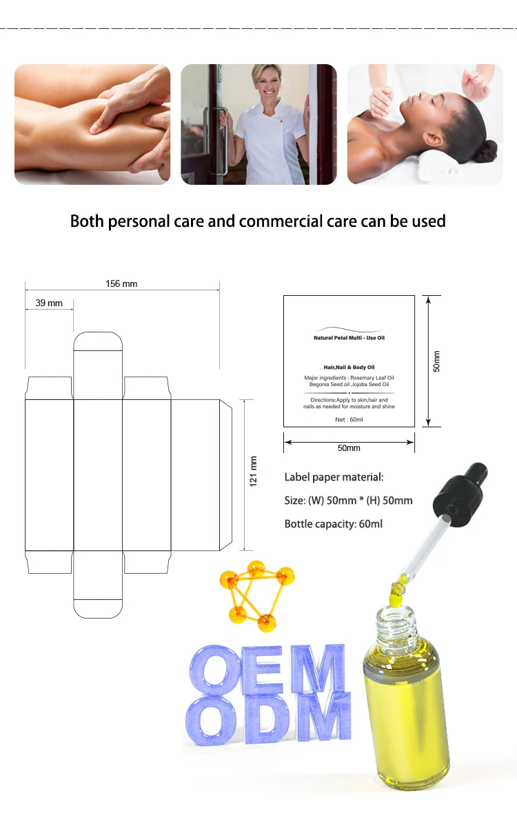 Selling All 100% Organic Natural Essential Oil Manufacturer Oem Lavender Rosemary Neroli Safflower Hair Face Body Oil For Skin