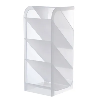 
Multifunctional oblique acrylic nordic pen holder desktop storage transparent pen holder 