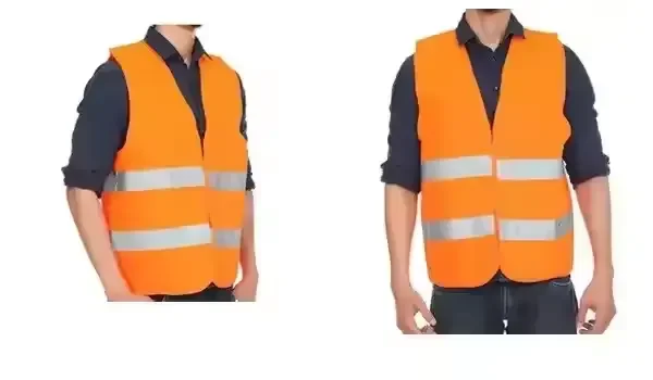 Running or Cycling Yellow High Visibility Walking Reflective Vest