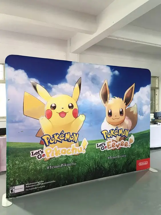 HeBang Tube Tension Fabric System of 10ft straight wall series