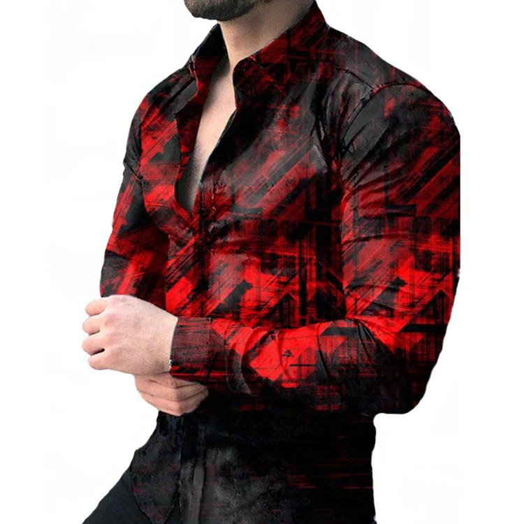 New design Casual summer clothes for men shirts turkey man flower shirt