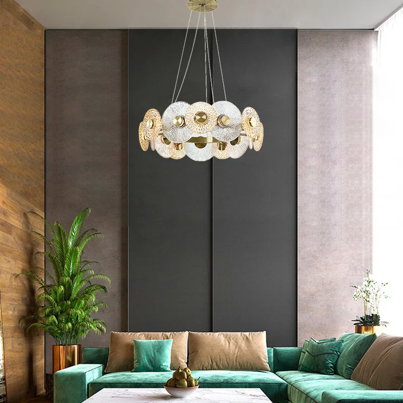 Modern Luxury Gourmet bedroom Dining Room Hanging Pendant Chandelier Light