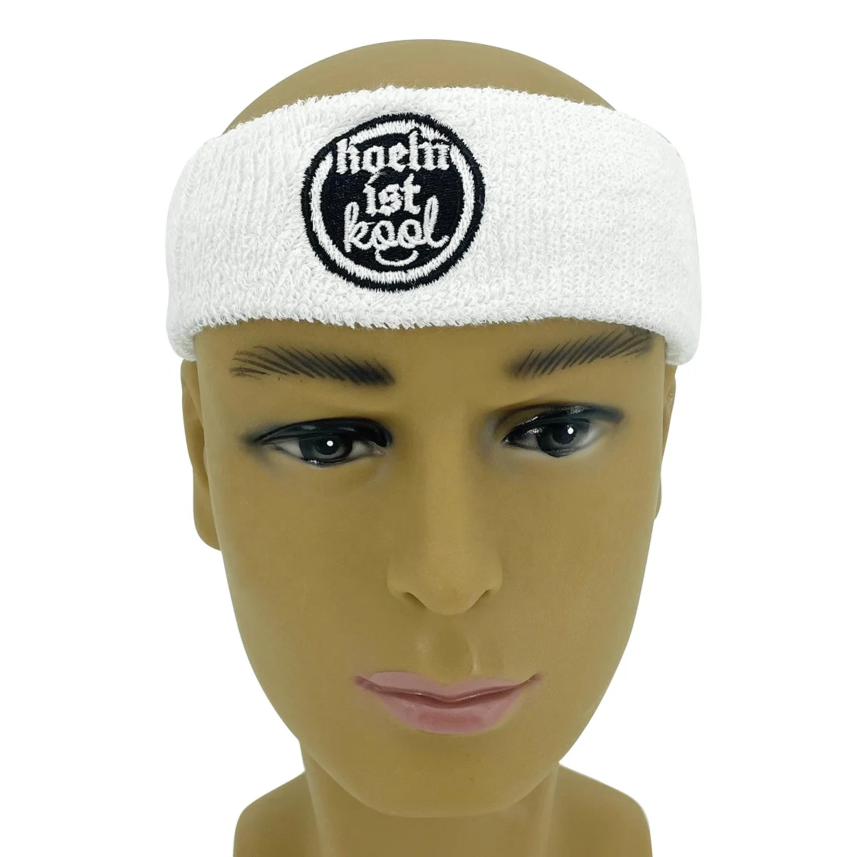 Wholesale Cotton Headband Custom Logo Sports Fitness Sweatband Head