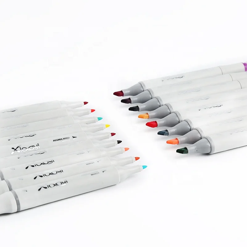 OEM 80 Colors Dual Tip Architecture Drawing Markers Art Nontoxic Art Marker Pen