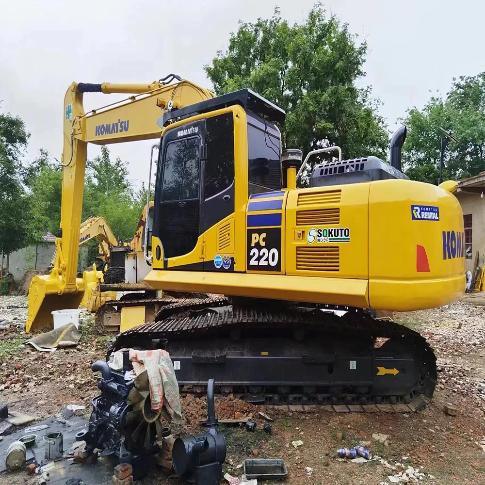 Used komatsu pc200-8 excavator  Original Japan 200-8 excavator  Komatsu  220-8