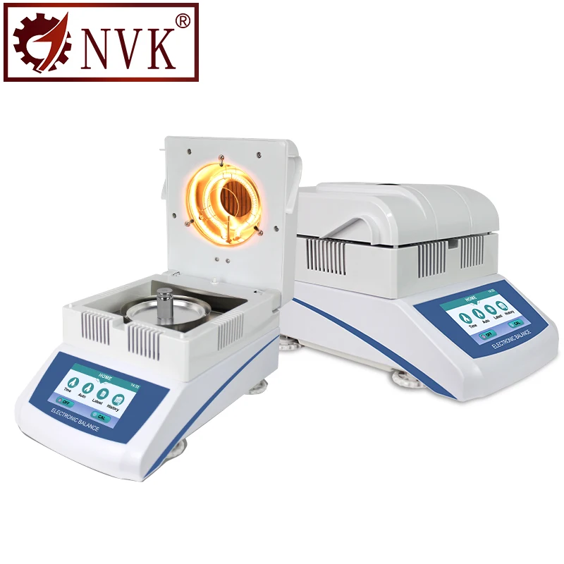 NVK 110g/1mg compact Halogen moisture balance Moisture Analyzer digital Humidity detector Lab Moisture analyzer