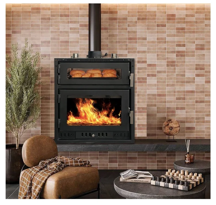 Wood Burning Fireplace With Oven Wood Stove