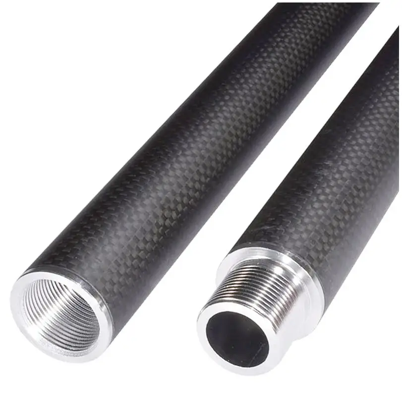 Carbon Fiber Tube Pole tubo de acero al carbono precio por metro Round Adjustable Extendable High Quality Speargun Carbon Tube